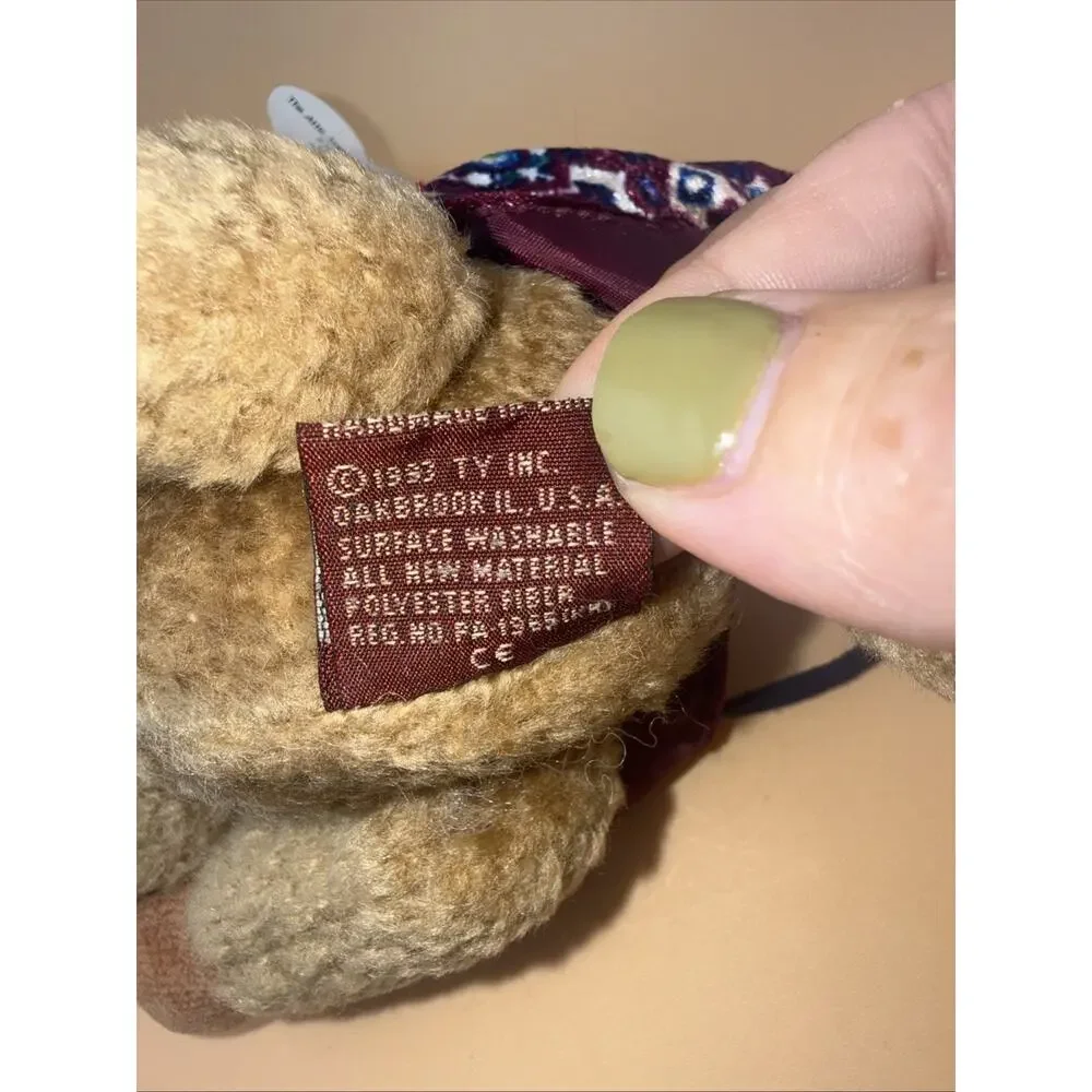 Ty Beanie Baby Camel Lawrence The Attic Treasures Handmade Movable Legs Plushie